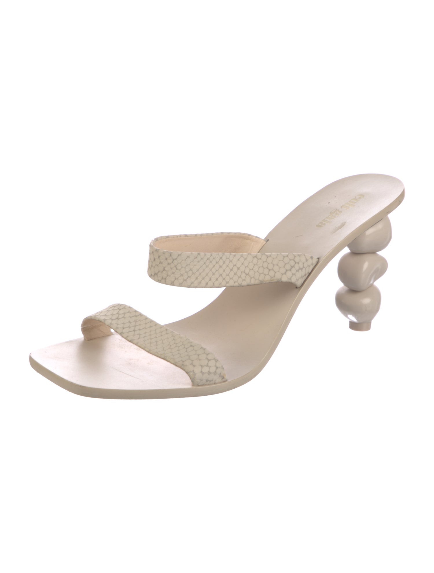 Cult Gaia Leather Slides