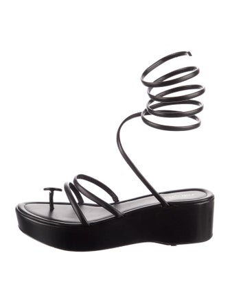 Cult Gaia Leather Gladiator Sandals