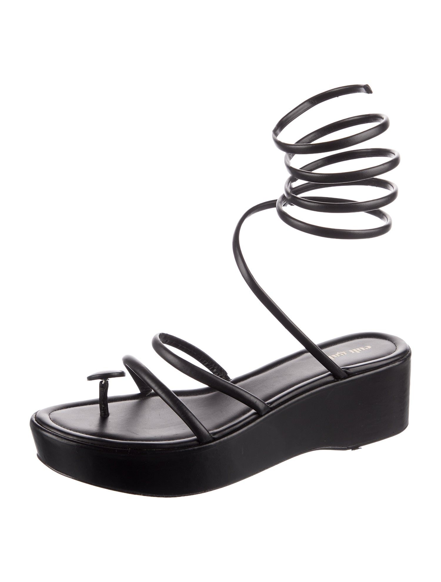 Cult Gaia Leather Gladiator Sandals