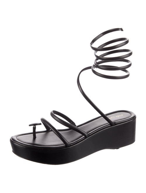 Cult Gaia Leather Gladiator Sandals