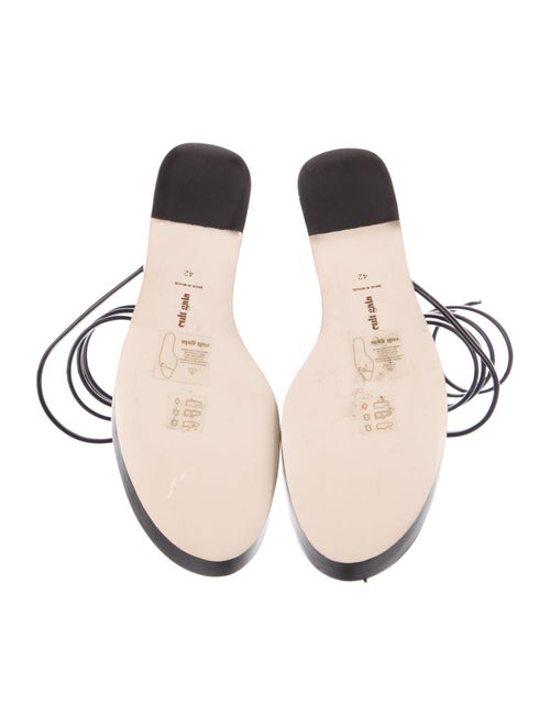 Cult Gaia Leather Gladiator Sandals