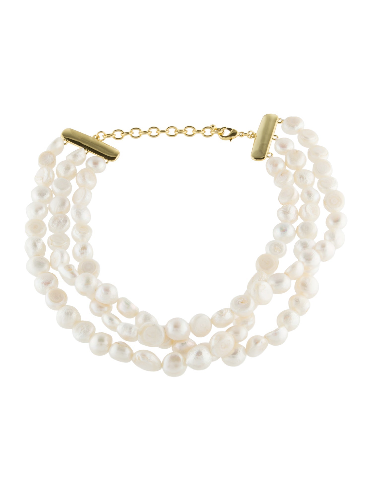 Cult Gaia Pearl Nora Choker Necklace