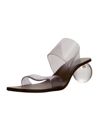 Cult Gaia PVC Slingback Sandals