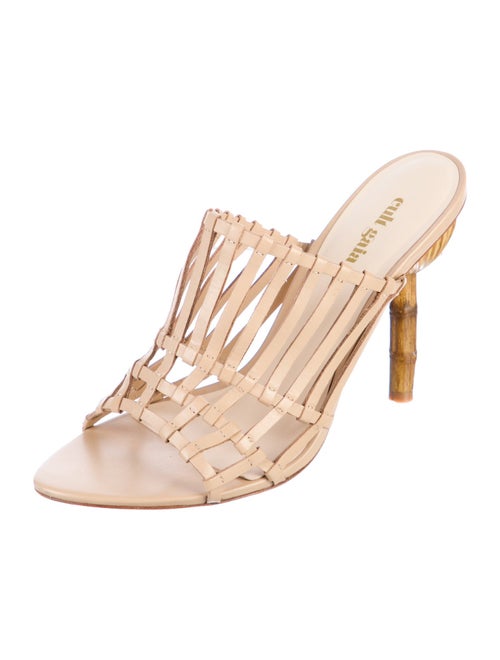 Cult Gaia Leather Slides