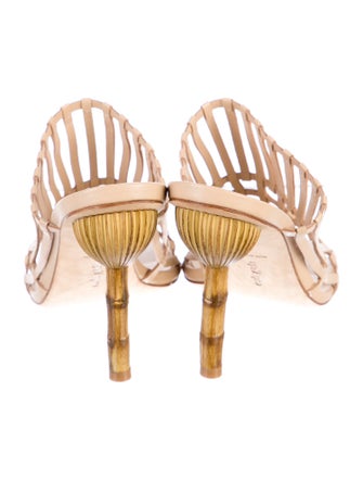 Cult Gaia Leather Slides