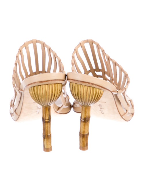 Cult Gaia Leather Slides