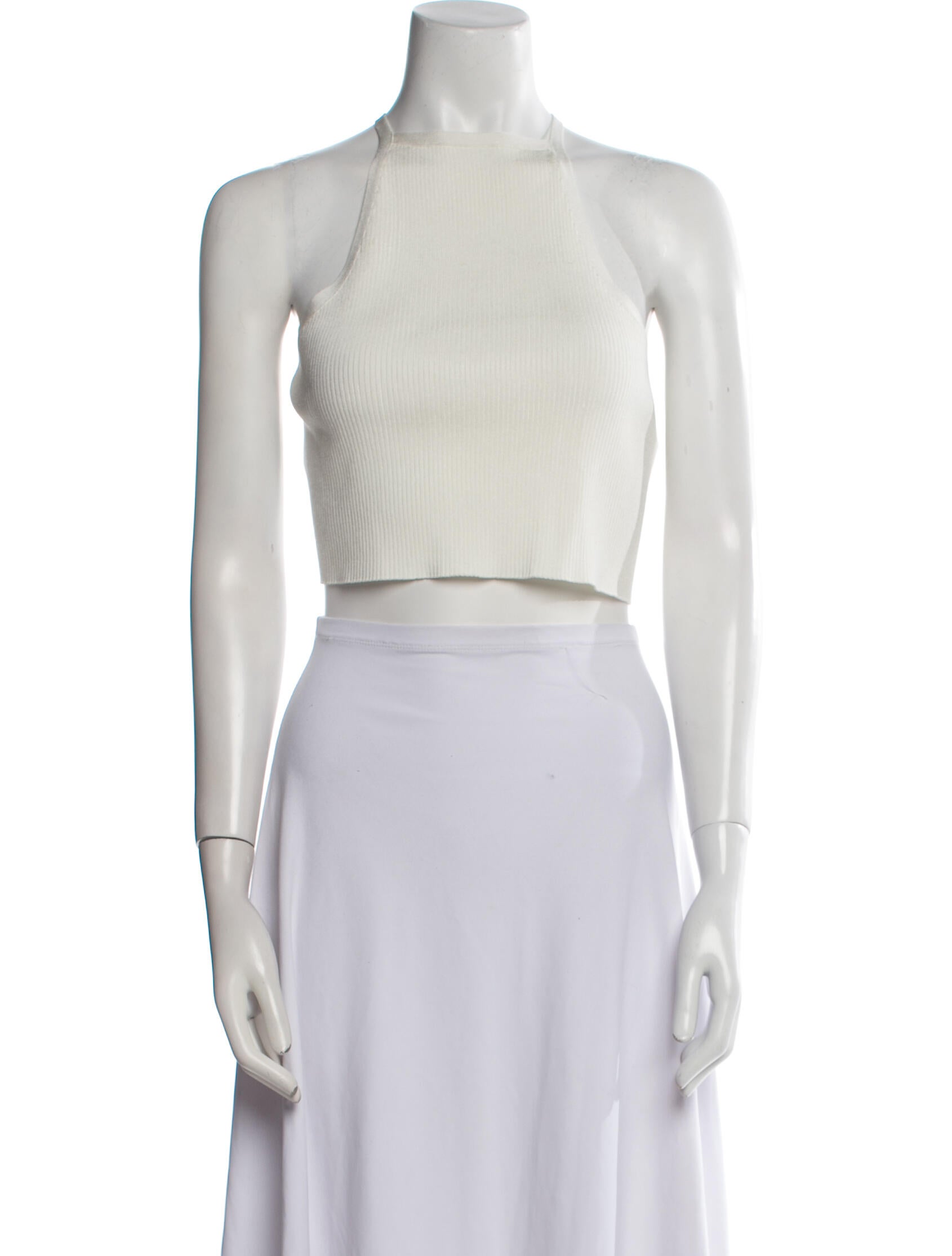 Cult Gaia Halterneck Sleeveless Crop Top w/ Tags