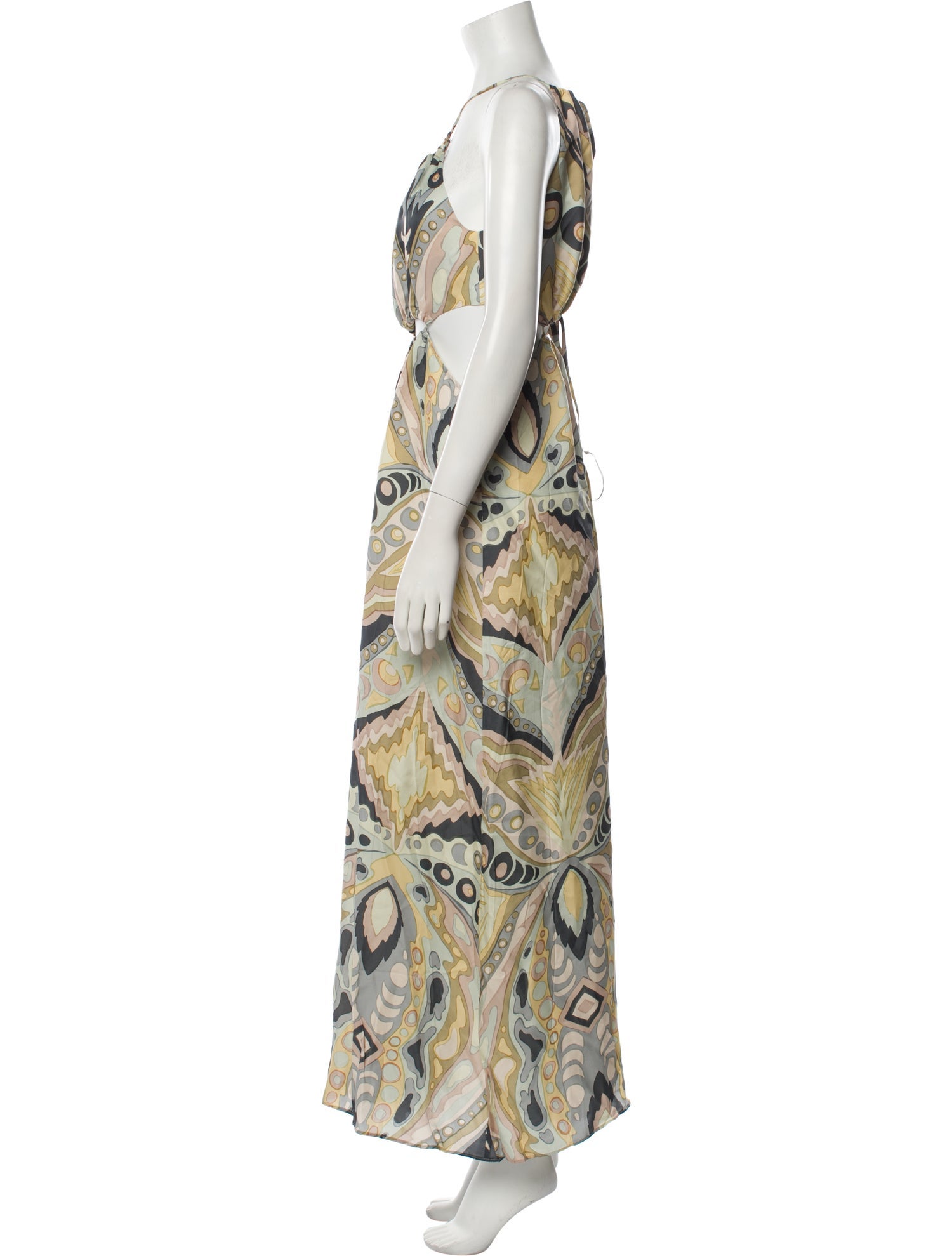 Cult Gaia Printed Long Dress w/ Tags