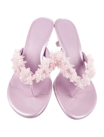 Cult Gaia Satin Slides