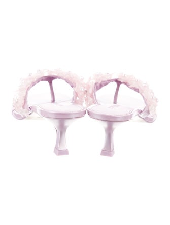 Cult Gaia Satin Slides