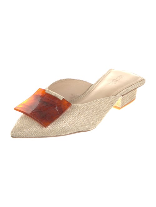 Cult Gaia Raffia Mules
