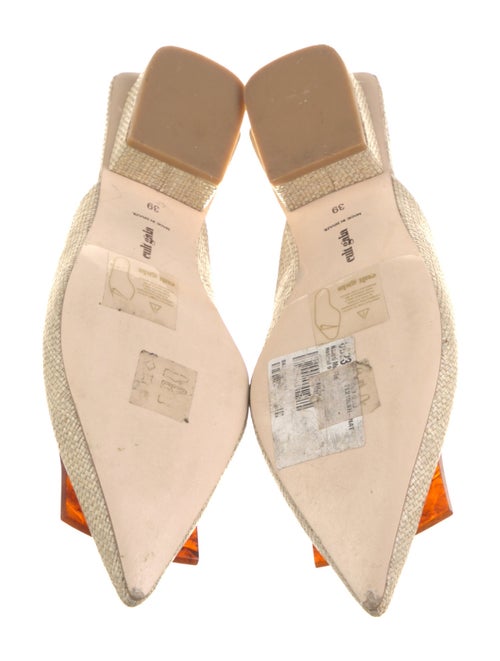 Cult Gaia Raffia Mules