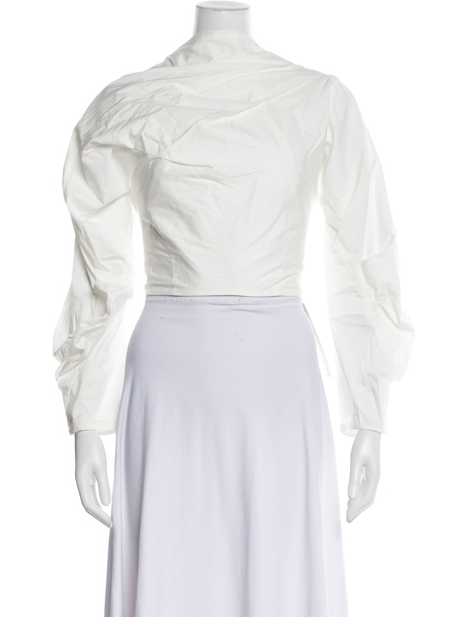 Cult Gaia Off-The-Shoulder Three-Quarter Sleeve Crop Top w/ Tags