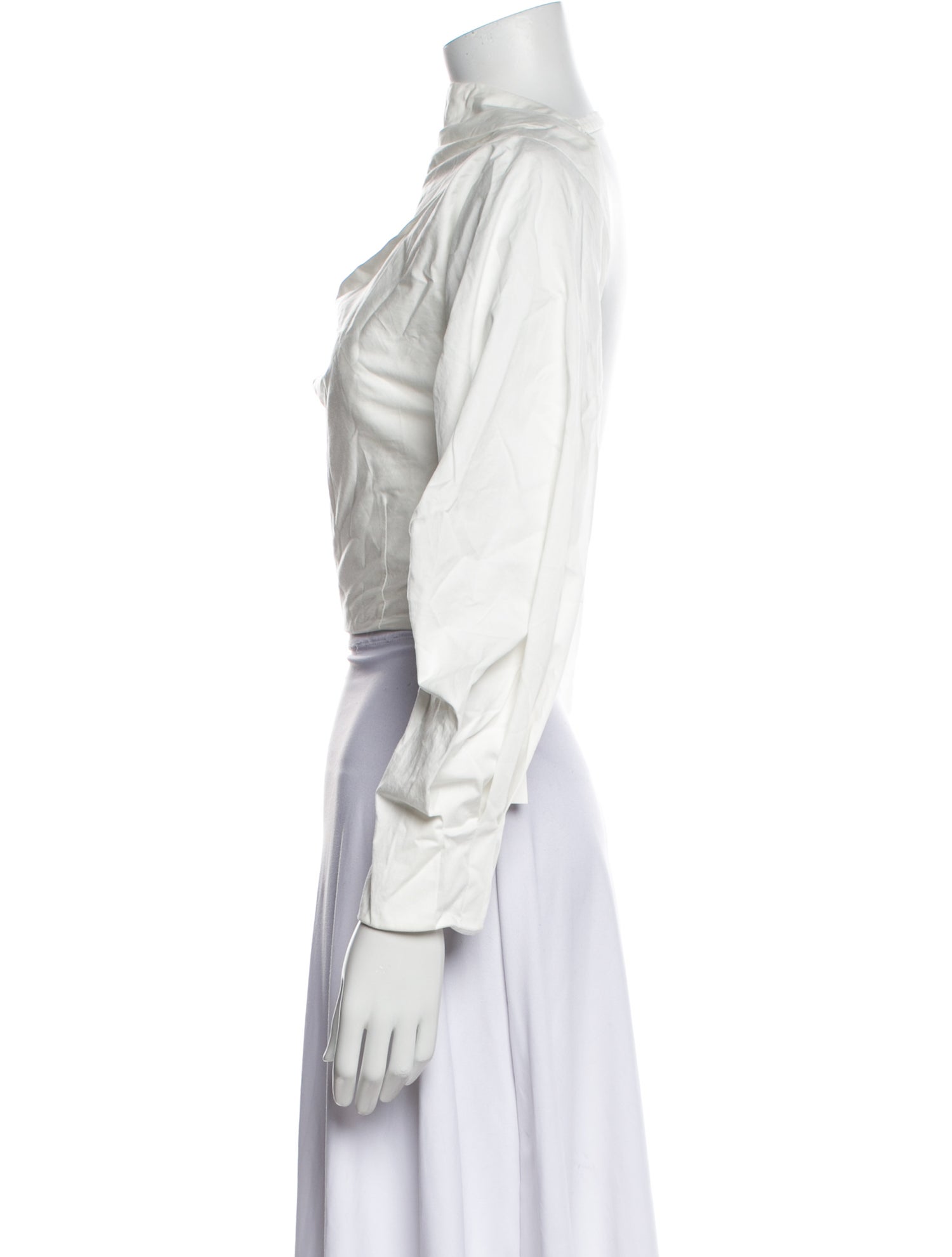 Cult Gaia Off-The-Shoulder Three-Quarter Sleeve Crop Top w/ Tags