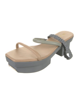 Cult Gaia Leather Slides