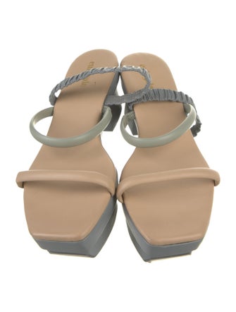 Cult Gaia Leather Slides