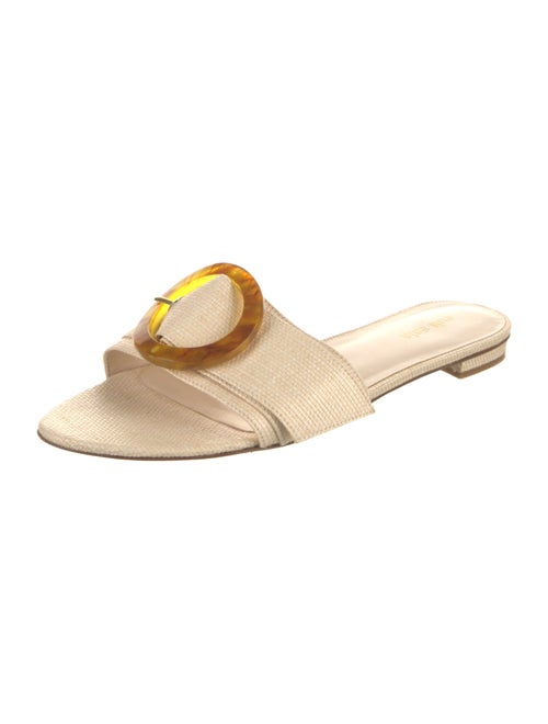 Cult Gaia Raffia Slides