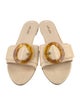 Cult Gaia Raffia Slides