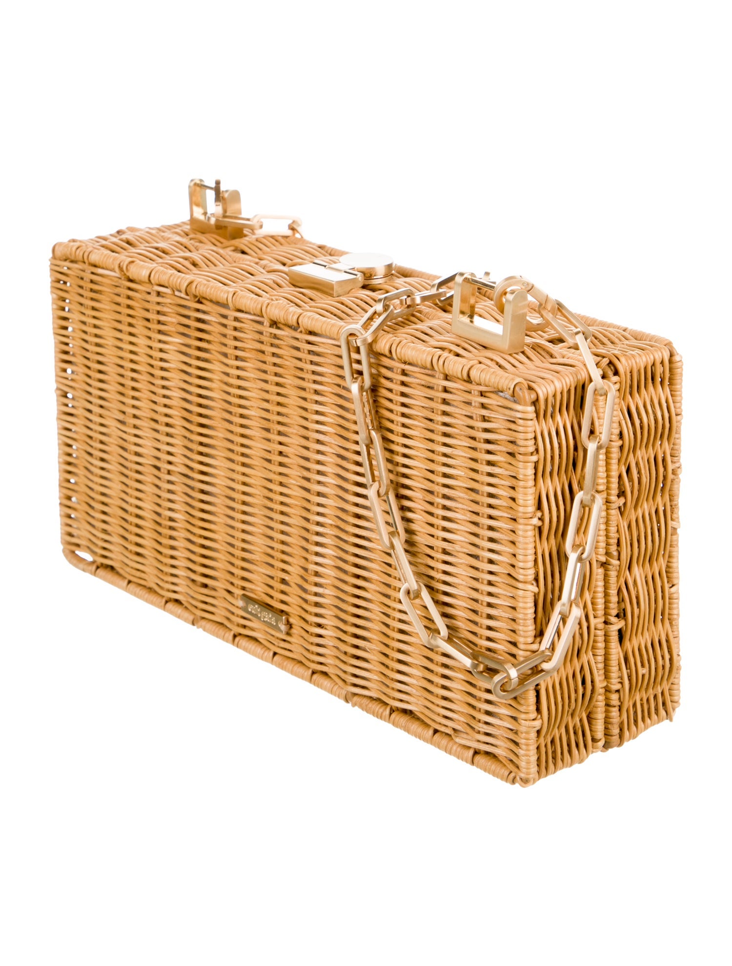 Cult Gaia Wicker Shoulder Bag
