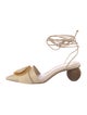 Cult Gaia Straw D'Orsay Flats