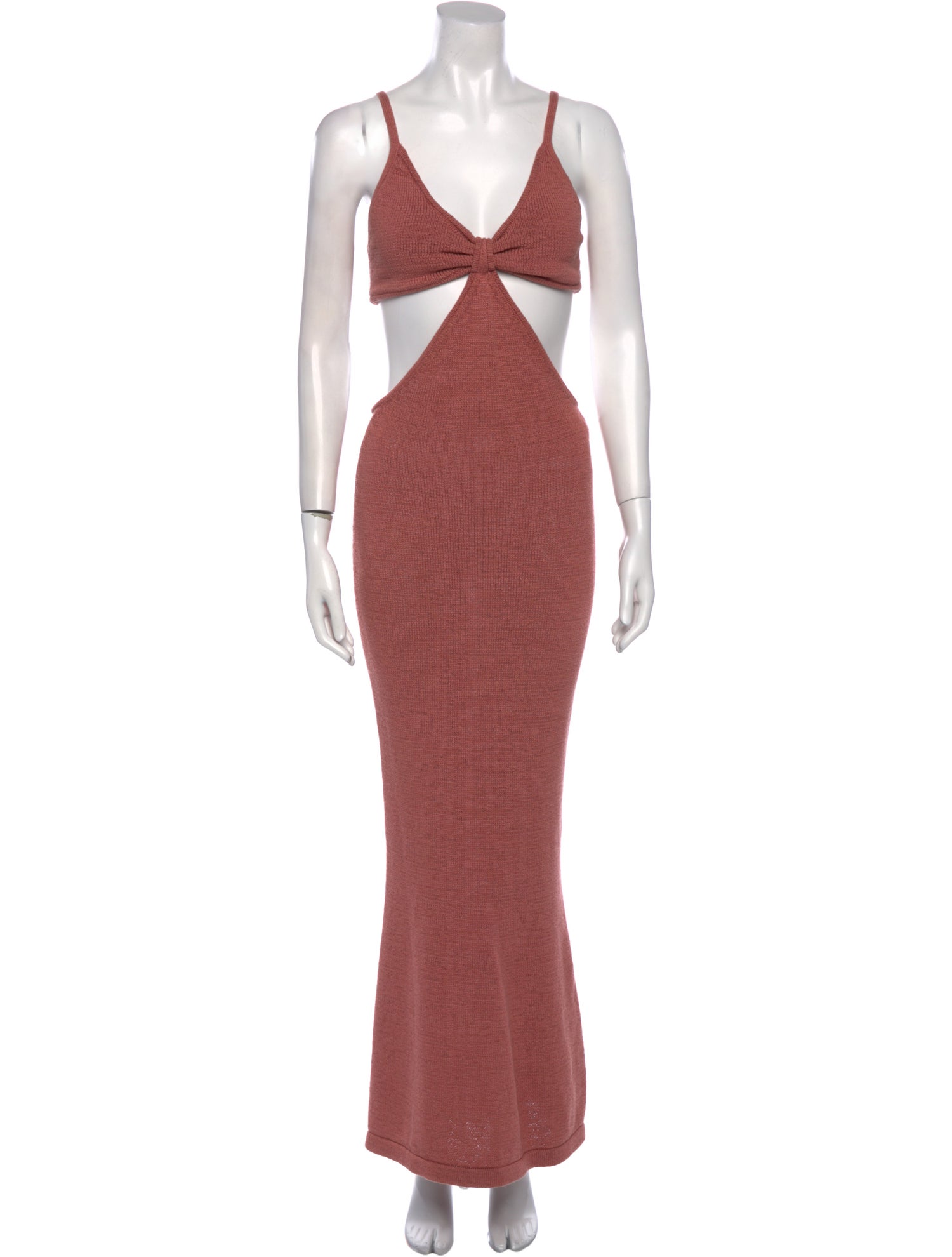 Cult Gaia V-Neck Long Dress