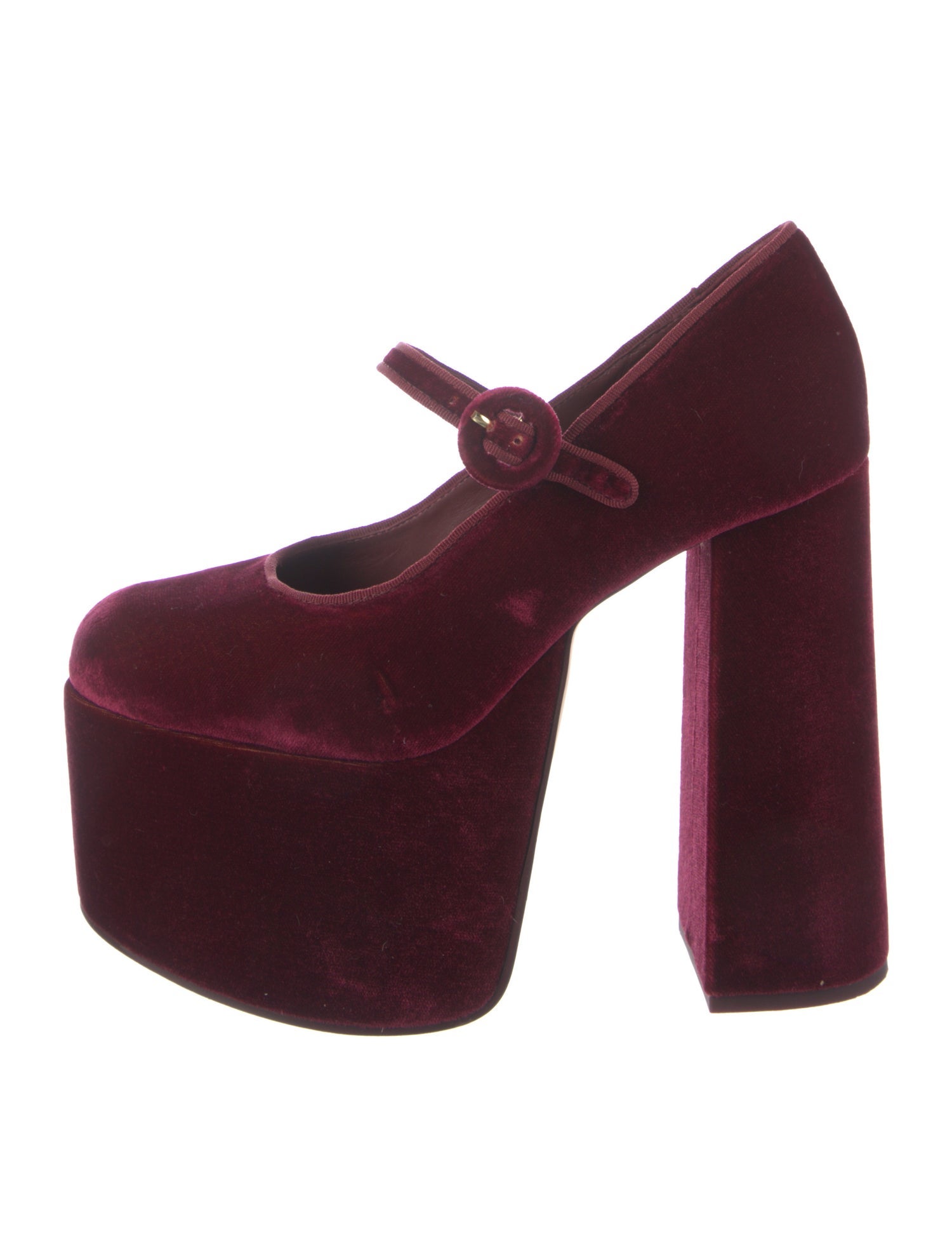 Cult Gaia Velvet Pumps