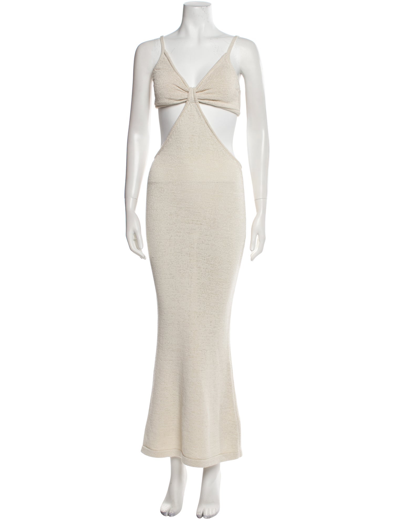 Cult Gaia V-Neck Long Dress