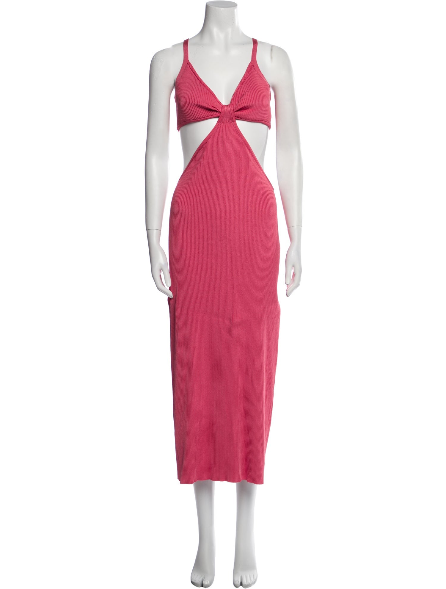 Cult Gaia V-Neck Midi Length Dress