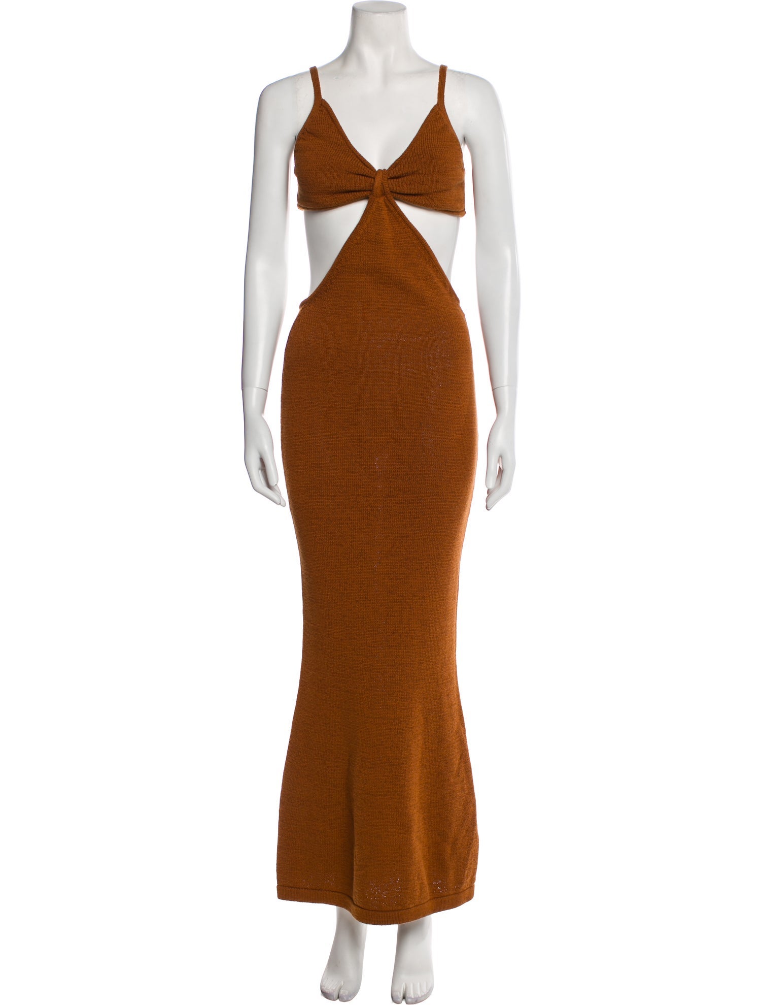 Cult Gaia V-Neck Long Dress