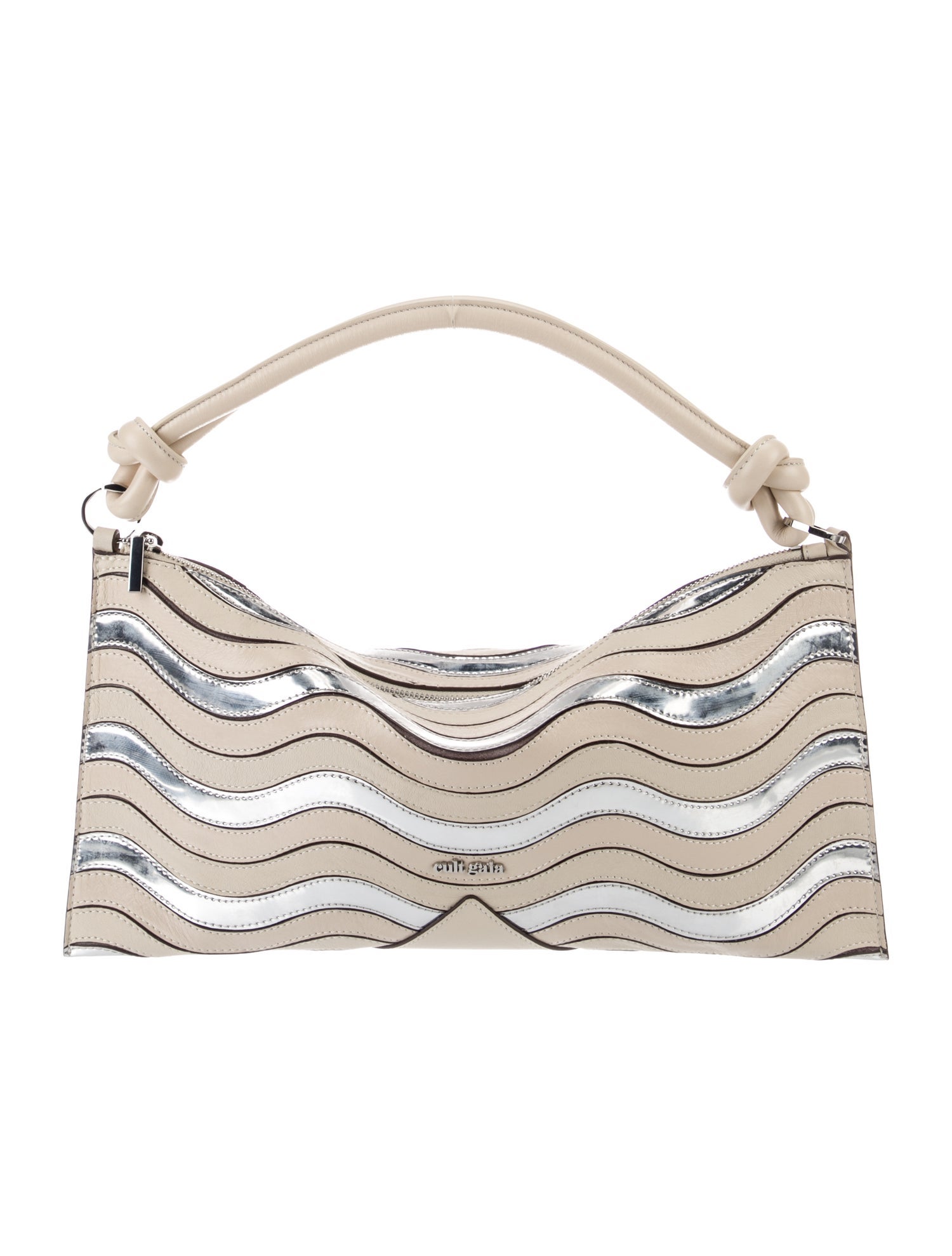 Cult Gaia Leather Top Handle Bag