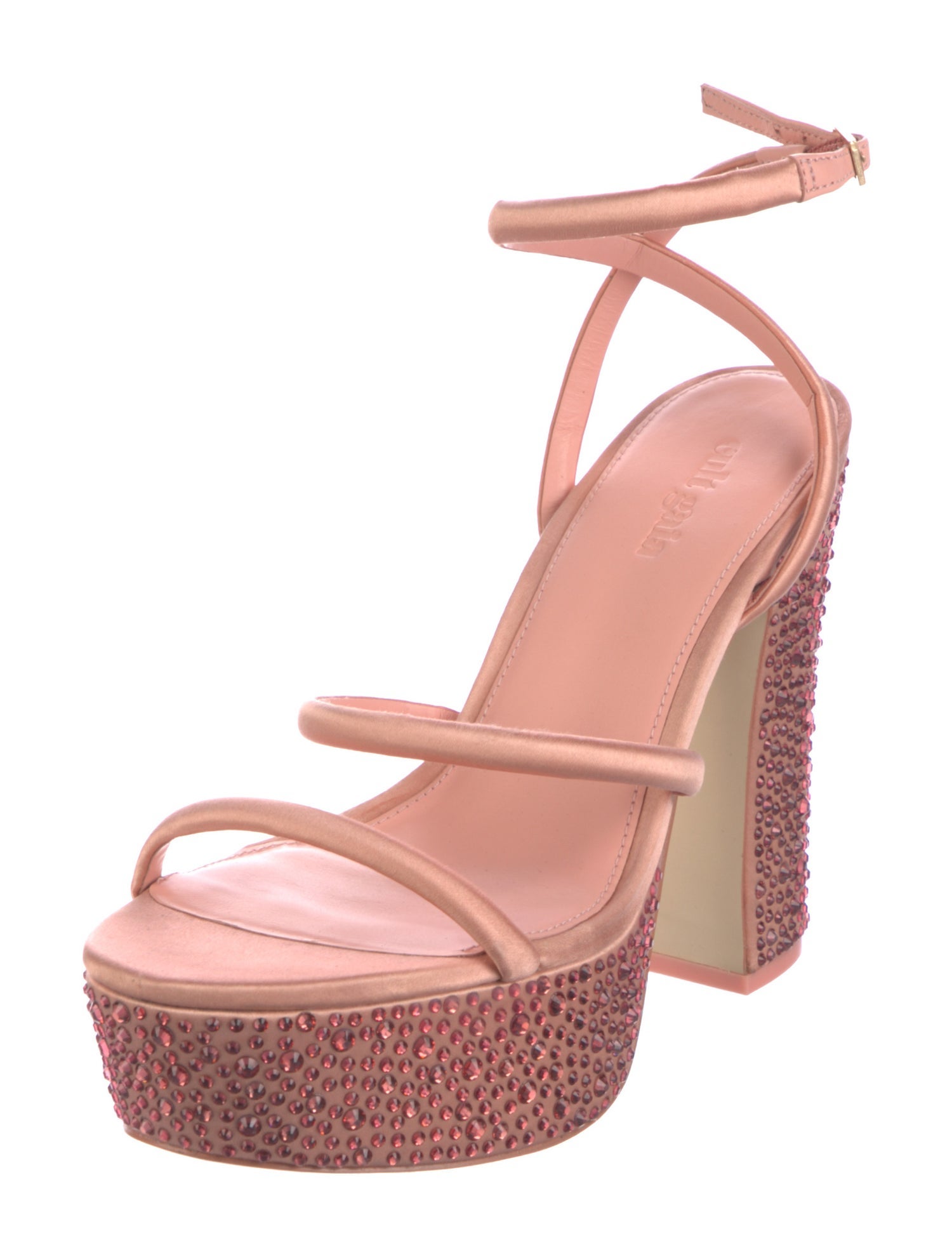 Cult Gaia Satin Sandals