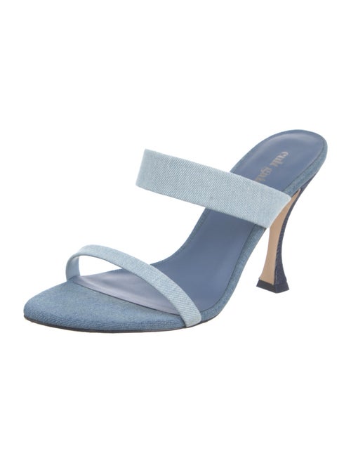 Cult Gaia Denim Slides