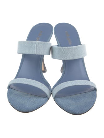 Cult Gaia Denim Slides