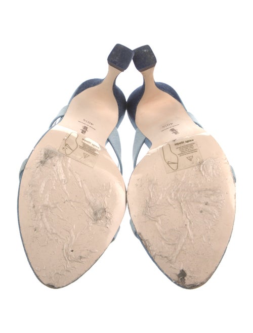 Cult Gaia Denim Slides