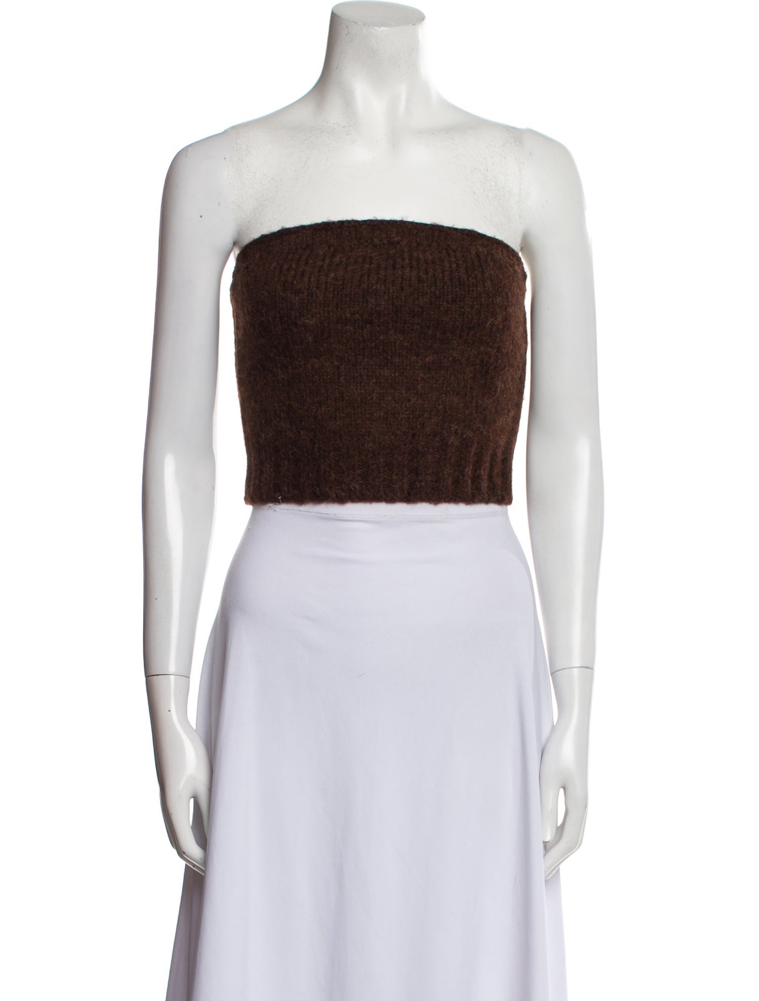 Cult Gaia Strapless Crop Top