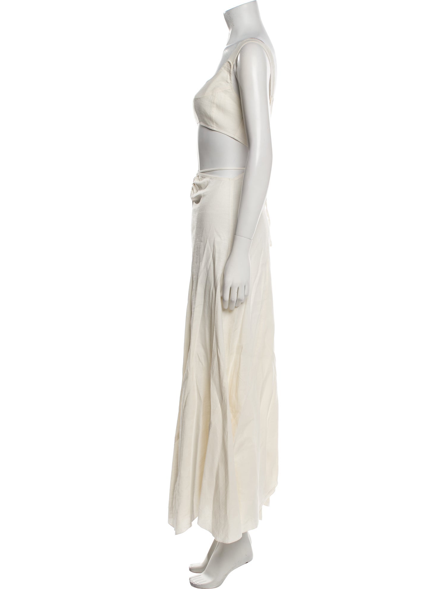 Cult Gaia Linen Long Dress