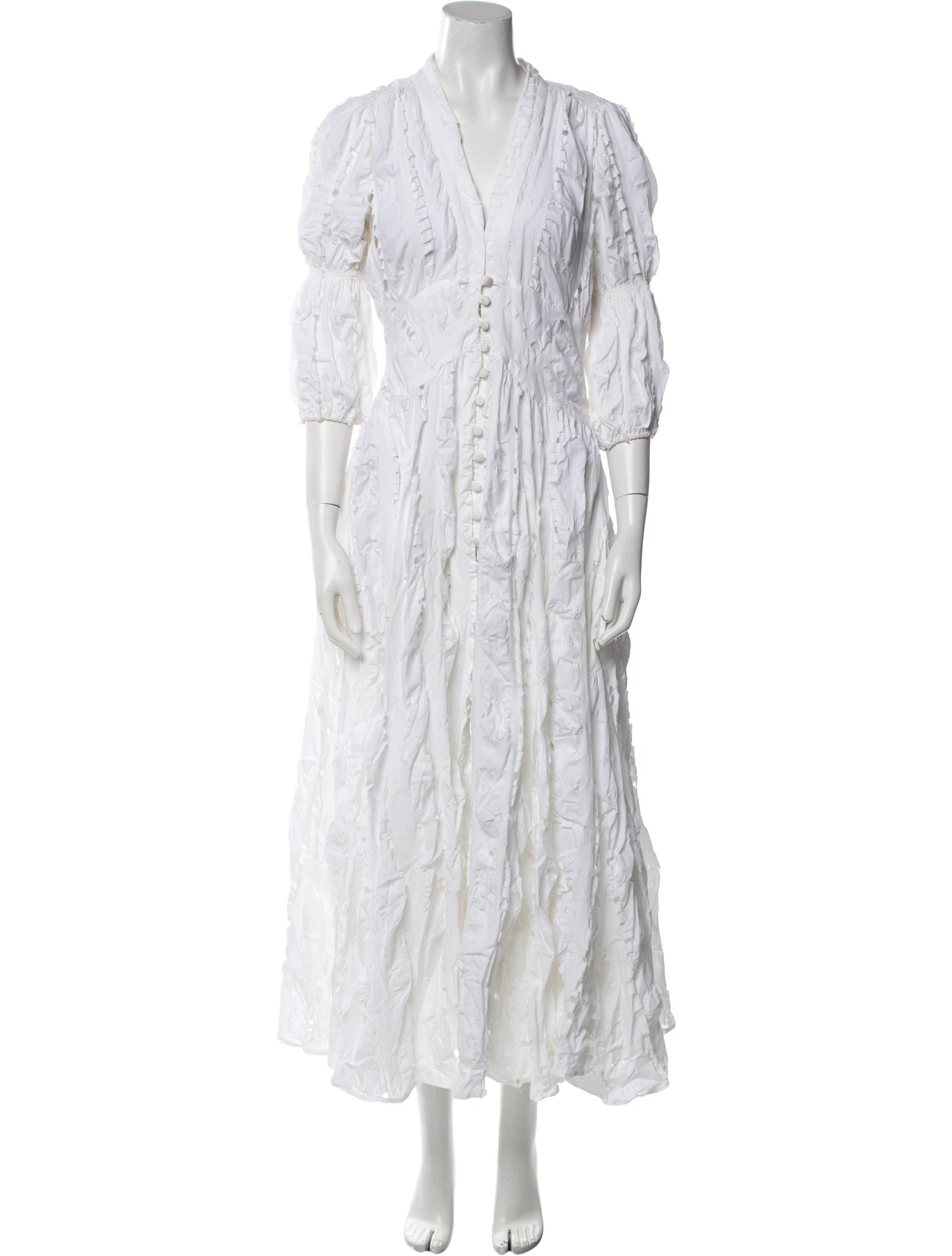 Cult Gaia Paisley Print Long Dress