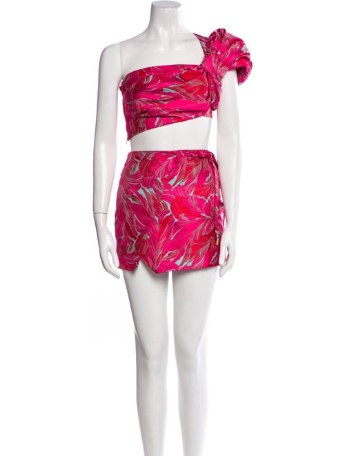 Cult Gaia Printed Skirt Set