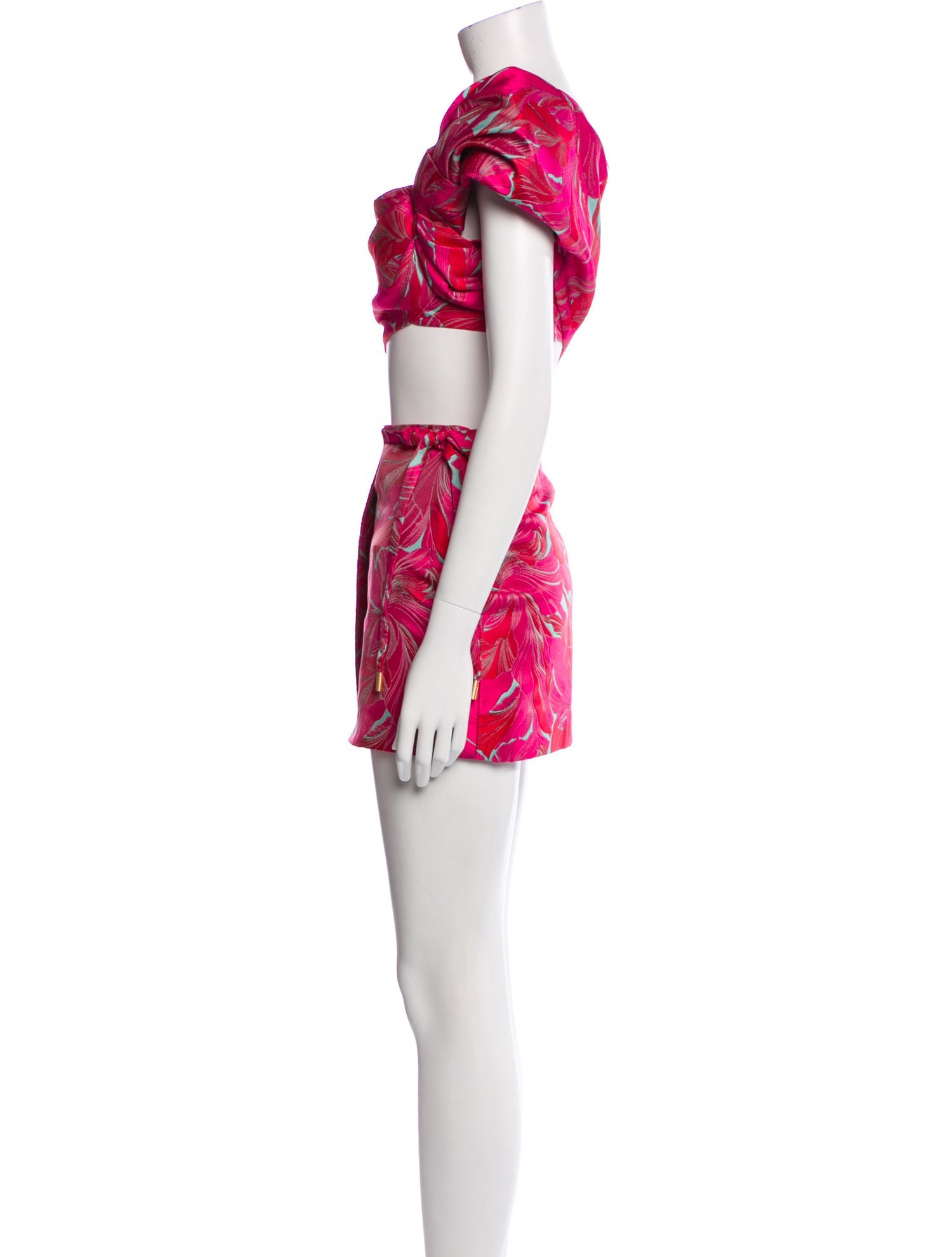 Cult Gaia Printed Skirt Set