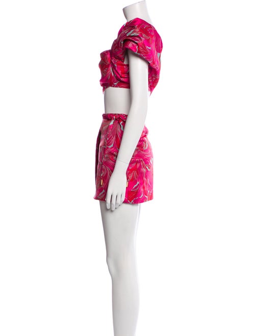 Cult Gaia Printed Skirt Set