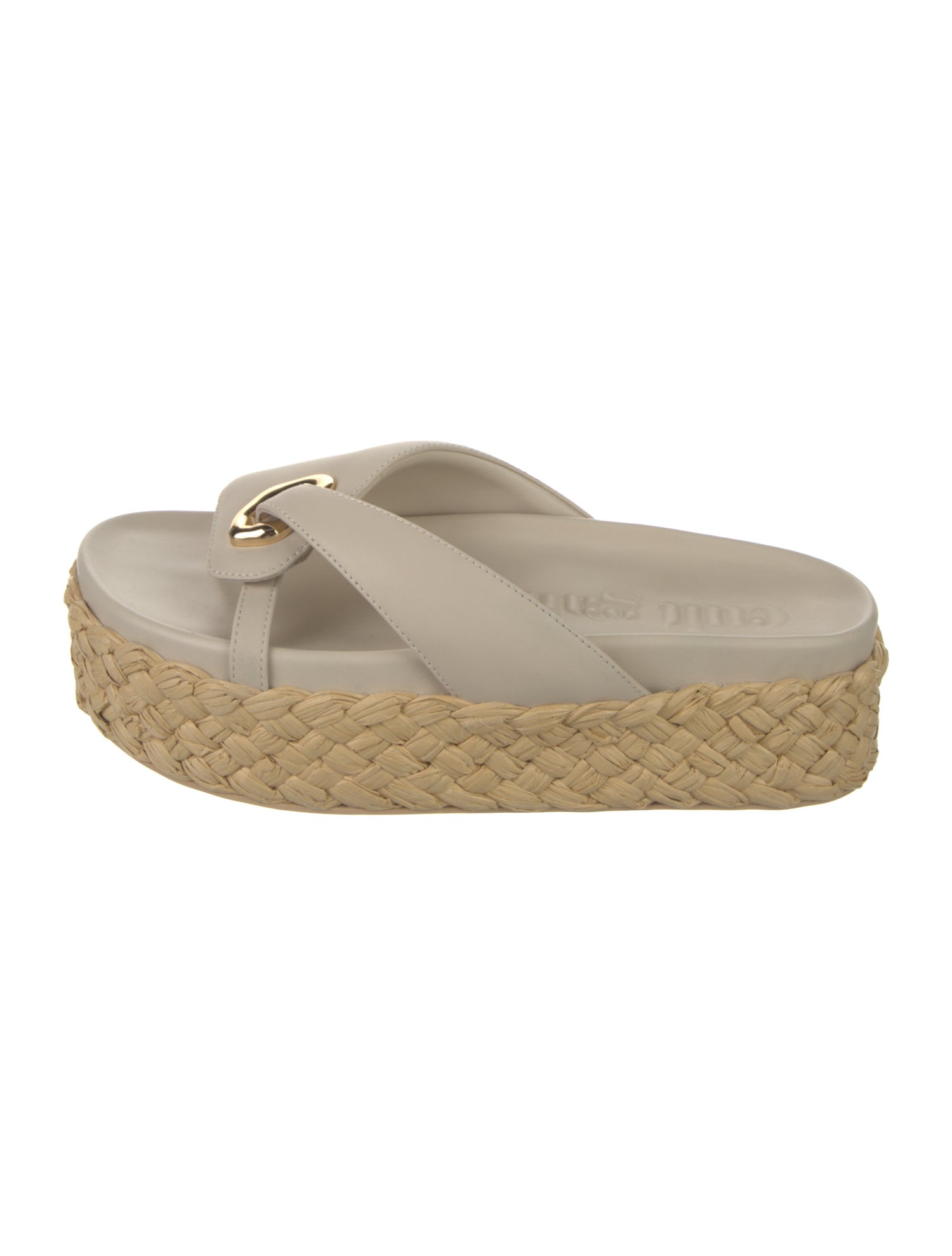 Cult Gaia Leather Espadrilles