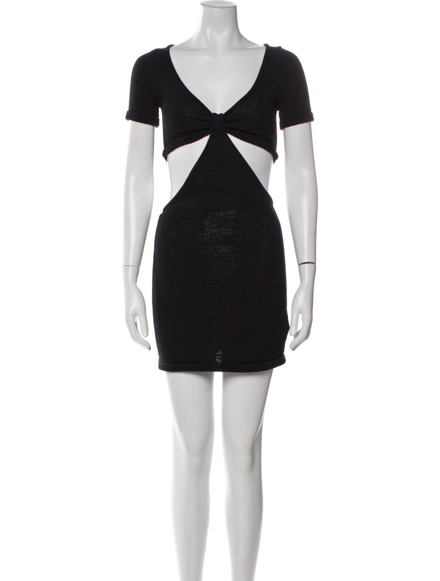 Cult Gaia V-Neck Mini Dress