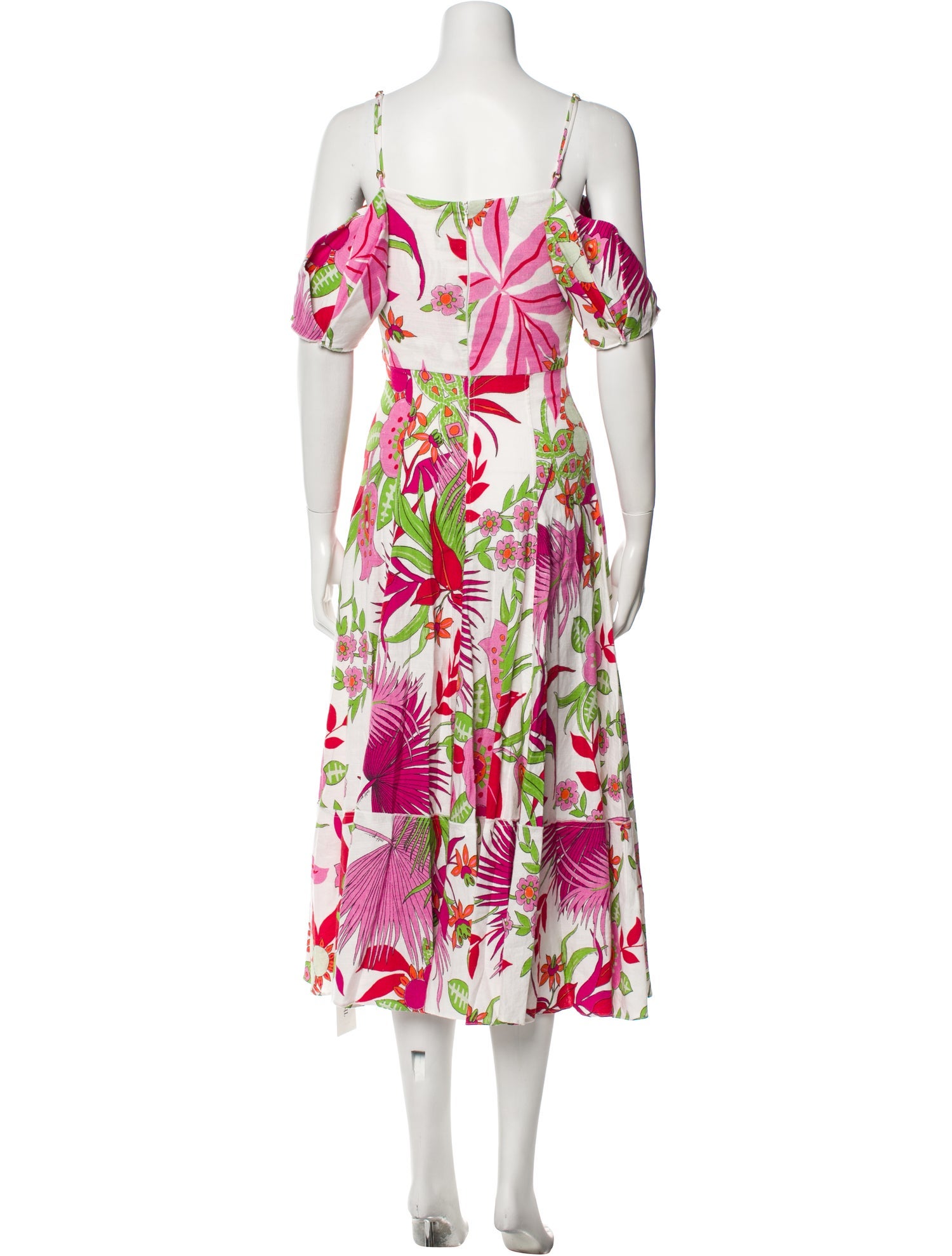 Cult Gaia Floral Print Long Dress
