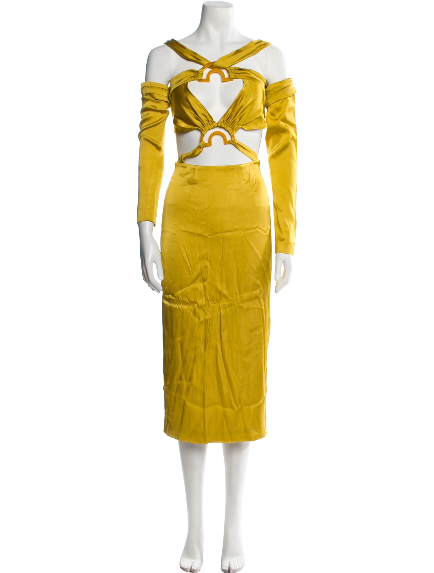 Cult Gaia Silk Long Dress