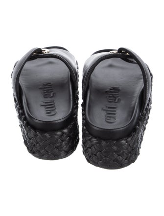 Cult Gaia Leather Slides