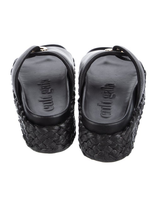 Cult Gaia Leather Slides