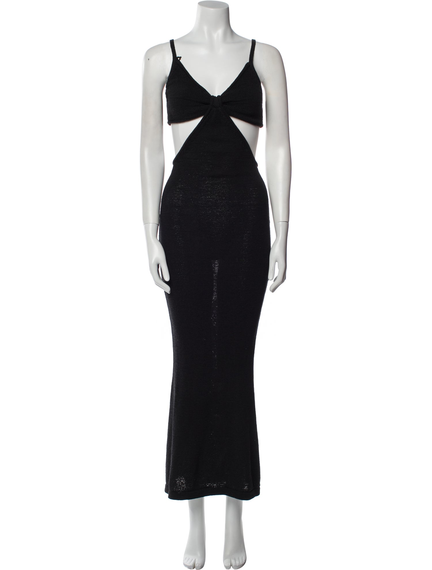 Cult Gaia V-Neck Long Dress