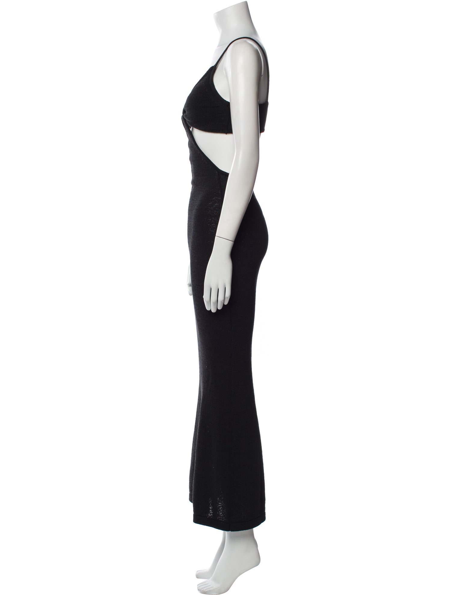 Cult Gaia V-Neck Long Dress