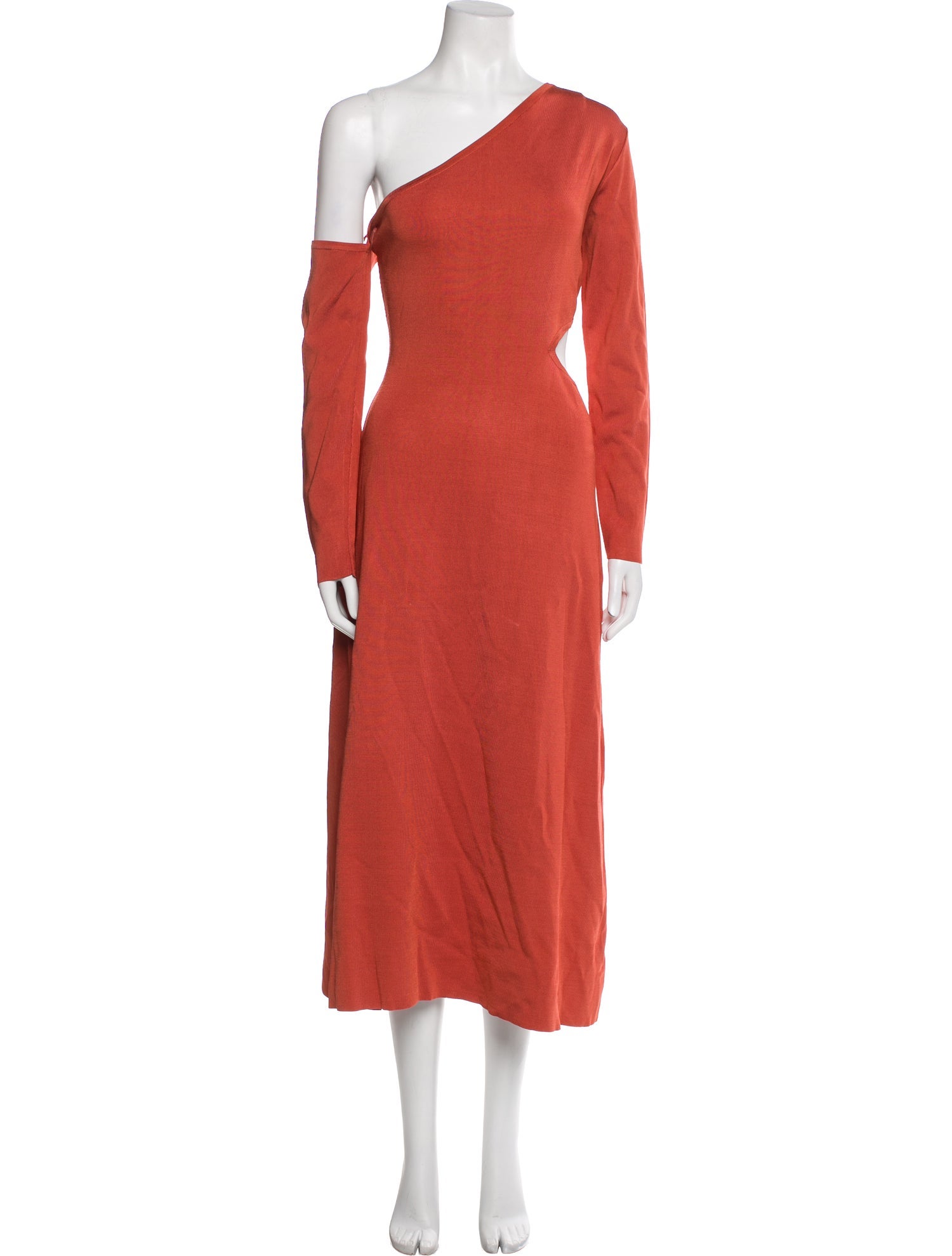 Cult Gaia One-Shoulder Midi Length Dress