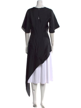 Cult Gaia V-Neck Three-Quarter Sleeve Blouse